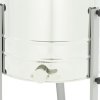 4-frame diagonal electric honey extractor 230V, Ø500, Wielkopolska, Langstroth, with a stainless valve - MINIMA